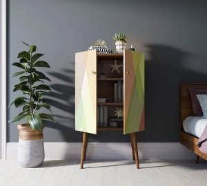 Комод на высоких ножках Berber 16 принт арт BB09/Print_16-ET