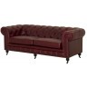 Диван 880A-3D/rouge52#, Кожа, Red, ROOMERS FURNITURE