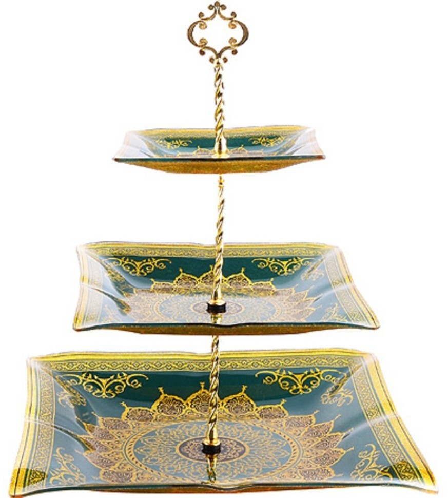 Этажерка 3 уровня, квадрат (7021-34)