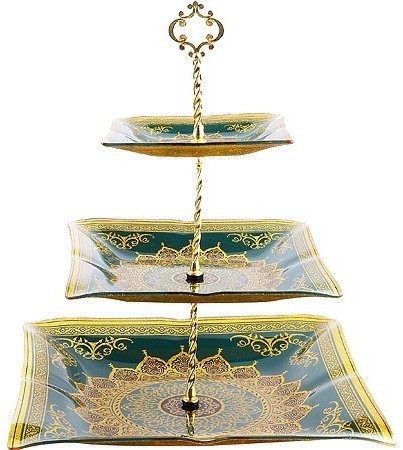 Этажерка 3 уровня, квадрат (7021-34)