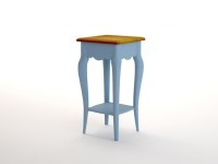 Подставка под цветы Leontina Blue низкая арт ST9303B-ET