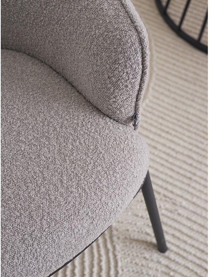 Стул paal, букле, серый (77022)