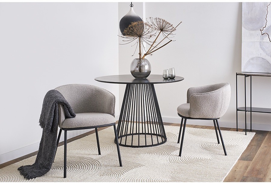 Стул paal, букле, серый (77022)