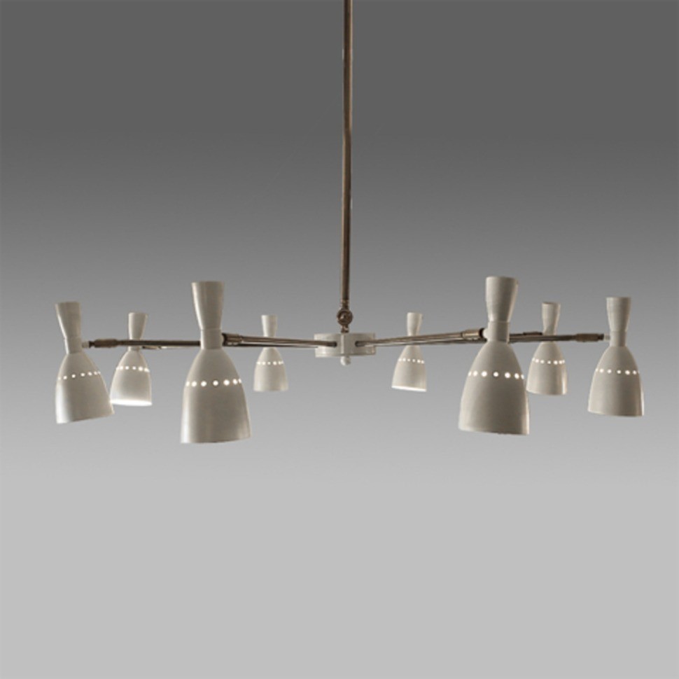 Люстра Мартин DTR2121, 127, металл, пластик, стекло, white, brown, ROOMERS FURNITURE