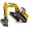 Радиоуправляемый экскаватор с гидравлической системой HUINA масштаб 1:16 (K961-100-YELLOW)