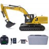 Радиоуправляемый экскаватор с гидравлической системой HUINA масштаб 1:16 (K961-100-YELLOW)