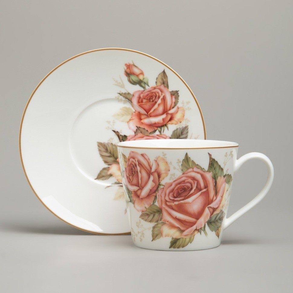 Чайная пара lefard "корейская роза" 300 мл (590-675)