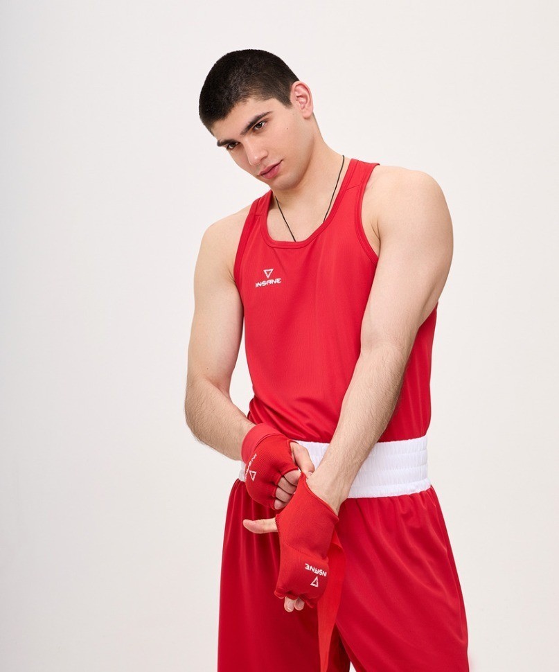 Перчатки внутренние для бокса DASH, полиэстер/спандекс, красный, S (2114228)