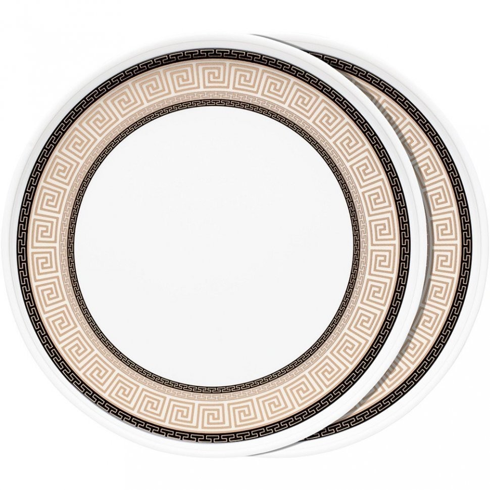 Набор тарелок обеденных lefard "elegance" 2шт. 25,5см (42-413)