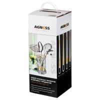 Набор кухонных принадлежностей agness в корзине, 7пр. (кор=12набор.) Agness (922-254)