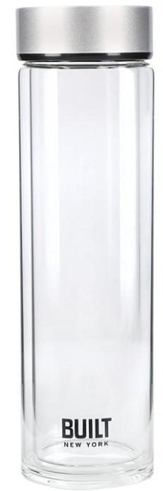 Бутылка для воды BUILT 450 мл BLTGLS450SIL
