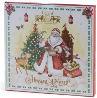 Набор тарелок обеденных lefard &quot;дед мороз&quot; 2 шт. 27 см красный (85-1719-1)