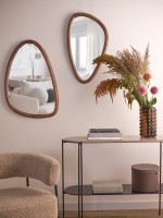 Зеркало настенное torhill, 55х78 см, коричневое (79221)