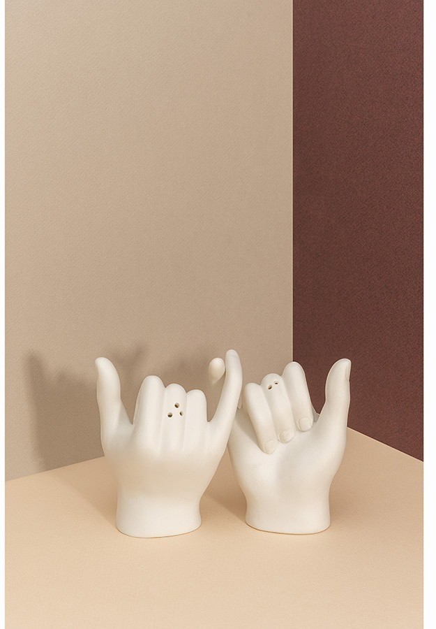 Набор из солонки и перечницы pinky swear (75742)