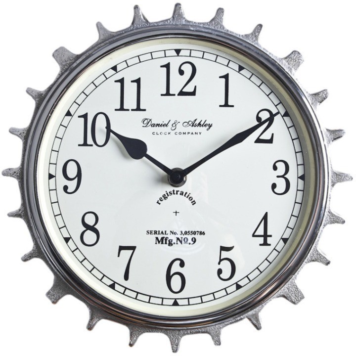 Часы 48-310-25, металл, стекло, chrom, ROOMERS FURNITURE