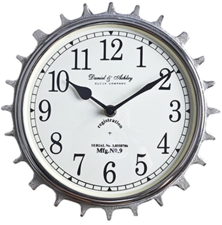 Часы 48-310-25, металл, стекло, chrom, ROOMERS FURNITURE