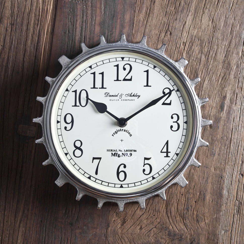 Часы 48-310-25, металл, стекло, chrom, ROOMERS FURNITURE