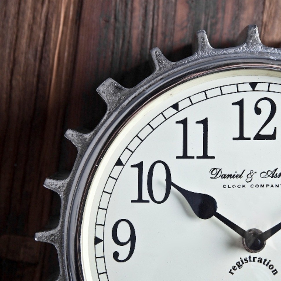 Часы 48-310-25, металл, стекло, chrom, ROOMERS FURNITURE