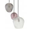 Светильник подвесной каскадный aurora, D50 см, сливовый/серый/прозрачный (76566)