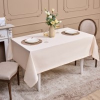 Скатерть 145х220см шампань евроуголок 100% полиэстер SANTALINO (805-027-21)