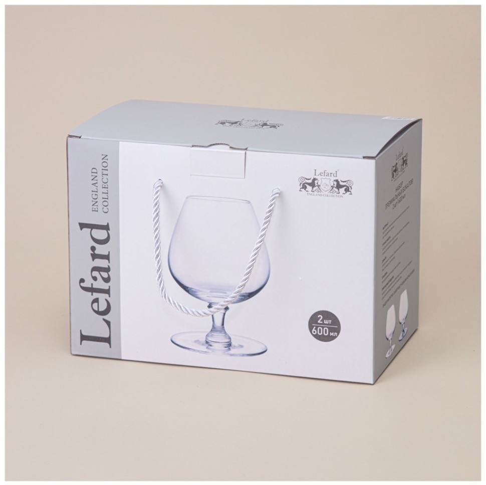Набор бокалов для коньяка из 2 шт "crazy balance" 600 мл Lefard (693-016)