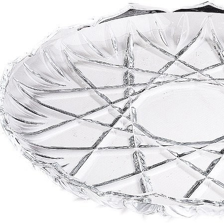 Блюдо круглое ORKIDEH 31,5 см стекло (546-1)