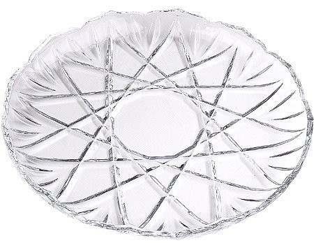 Блюдо круглое ORKIDEH 31,5 см стекло (546-1)