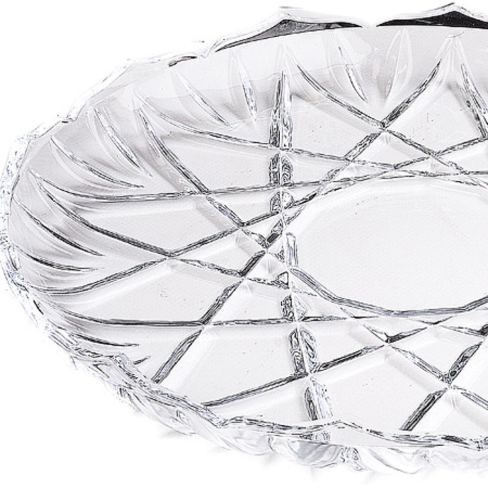 Блюдо круглое ORKIDEH 31,5 см стекло (546-1)