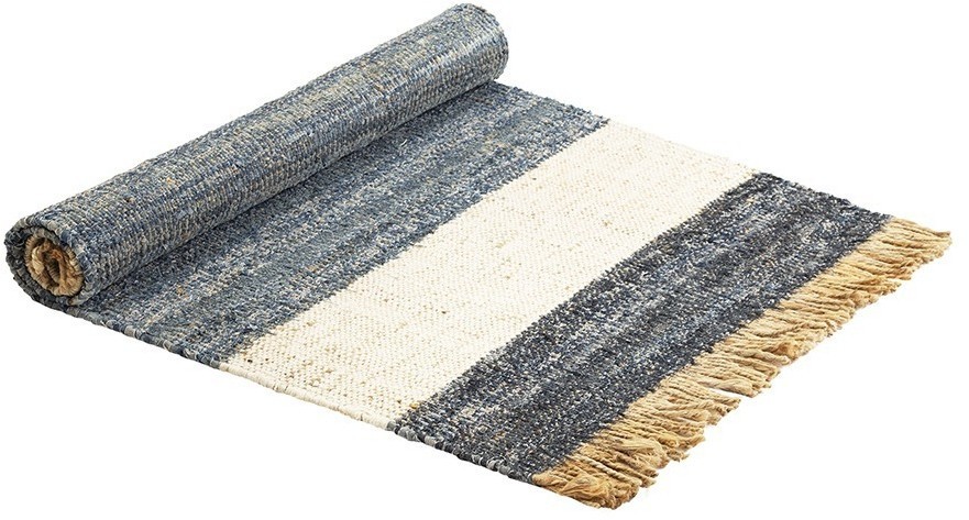 Ковер из джута, денима и шерсти hyderabad из коллекции ethnic, 120х180см (76017)
