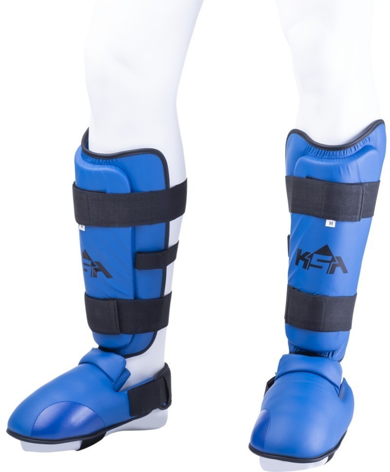 Защита голень-стопа Force Blue, к/з (805491)