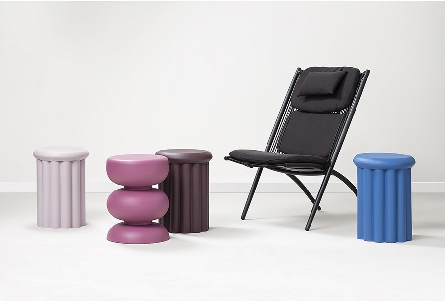 Столик приставной vivlend, D36 см, фуксия (76331)