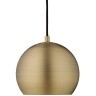 Лампа подвесная ball, 16хD18 см, матовая античная латунь (67938)