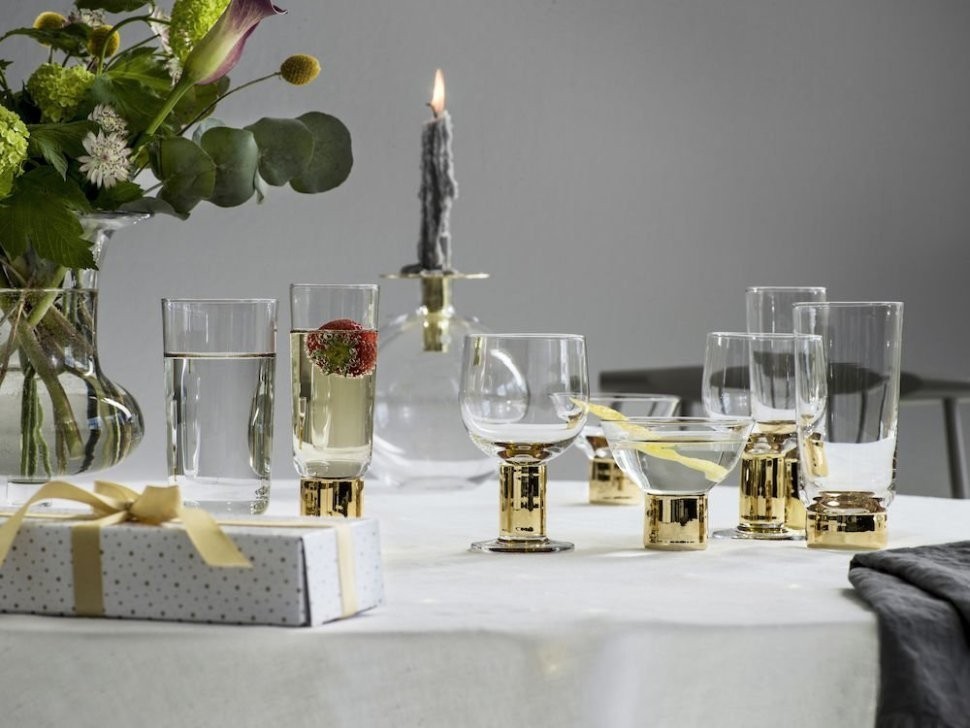 SagaForm Набор коктейльных рюмок Gold Club, 150 мл, 2 шт 5009117