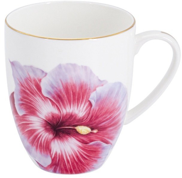Кружка Гибискус, 0,4 л - AL-3005H-E11 Anna Lafarg Emily