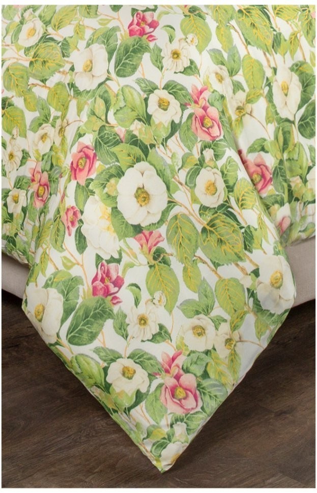 Кпб 2-х спальный "жасмин" под 175х215 -1шт., пр (цвет св.желтый) 220х250  -1шт., нав 70х70-2шт SANTALINO (984-704)