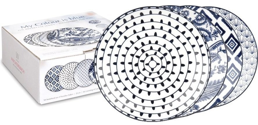 Waechtersbach Набор из 4 тарелок "Мой цвет синий" 41 5 962 1160