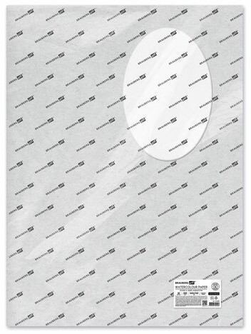 Бумага для акварели 560x760 мм Brauberg Art Premiere 10 листов 300 г/м2 хлопок 100% 113236 (85391)