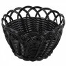 Viejo Valle Корзинка для хлеба круг фестоны черный Belvedere B919080
