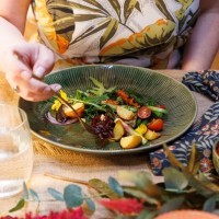 Набор из 4 обеденных тарелок Mikasa Jardin GREEN, 27 см MKJDDPLATEPK4