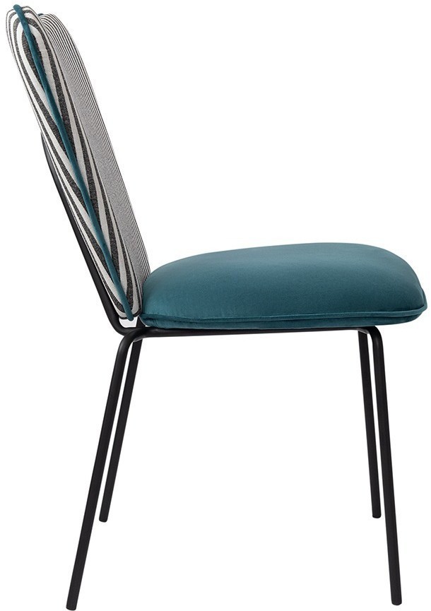 Стул pompadour, велюр, изумрудный (78063)