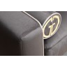 Диван Madrid Memory с кантом трехм. без мех.,велюр серый Colt1003+Colt030 (TT-00013556)
