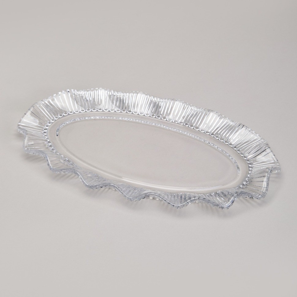 Блюдо сервировочное "crystal pearl" 25,5х16,5 см Lefard (675-110)