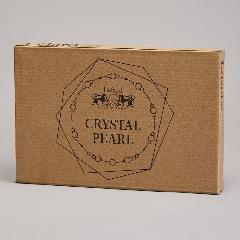 Блюдо сервировочное "crystal pearl" 25,5х16,5 см Lefard (675-110)