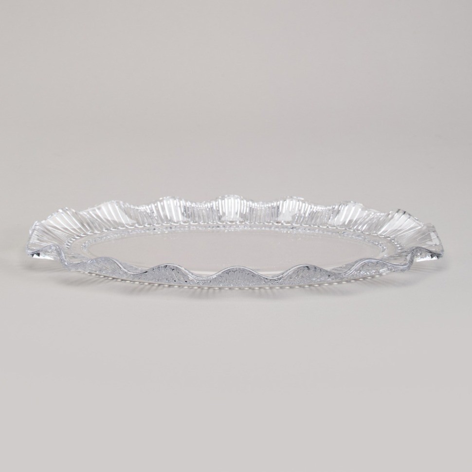 Блюдо сервировочное "crystal pearl" 25,5х16,5 см Lefard (675-110)