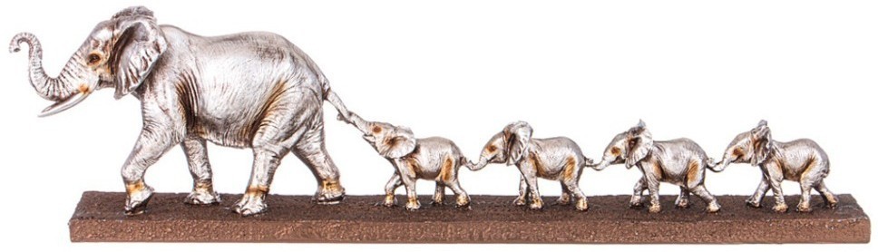 Фигурка декоративная "семья слонов" 49х7,8х12,8см Lefard (146-1857)