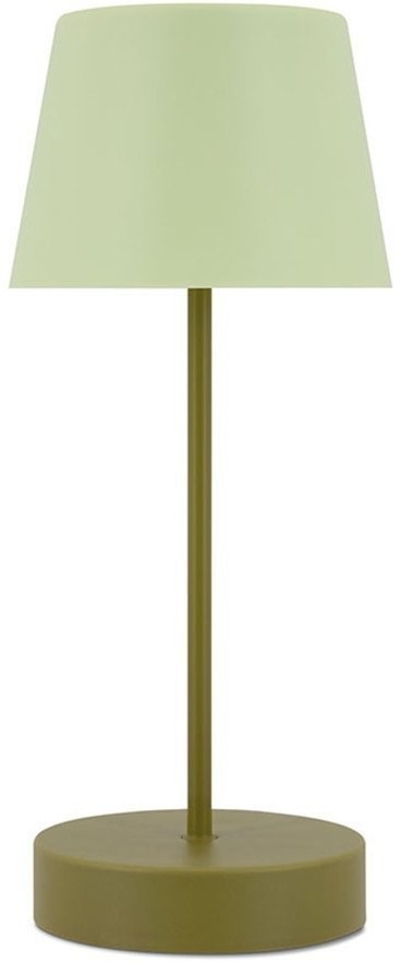 Лампа настольная oscar usb, 14,5х14,5х34 см, оливковая (72878)