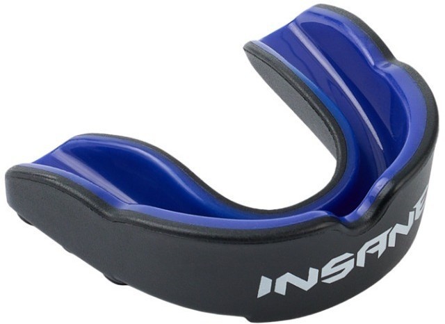 Капа 1-челюстная INSANE LEOPARD, ЭВА, синий/черный, взрослый (2119513)