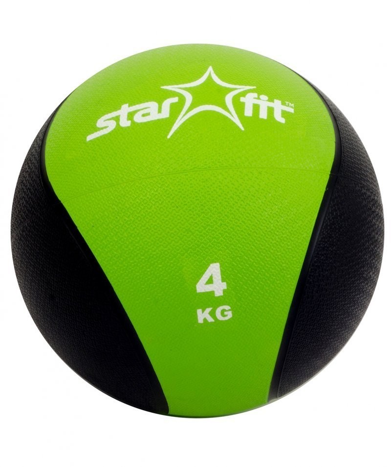 Медбол GB-702, 4 кг, зеленый (78692)