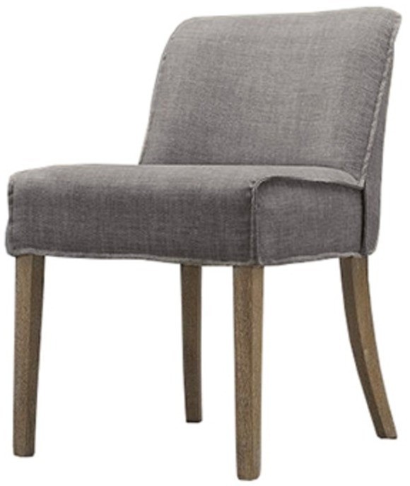 Стул Мартин NSDC-1164/pilot04, каркас дуб, обивка лен, grey, RESTORATION HARDWARE