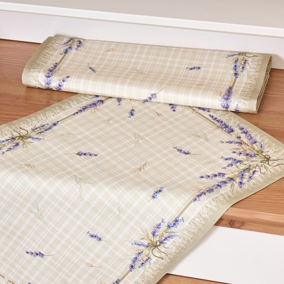 Набор полотенец из 2-х шт "душа прованса",40х60см, 100% хлопок,твил,клетка Lefard (850-735-64)